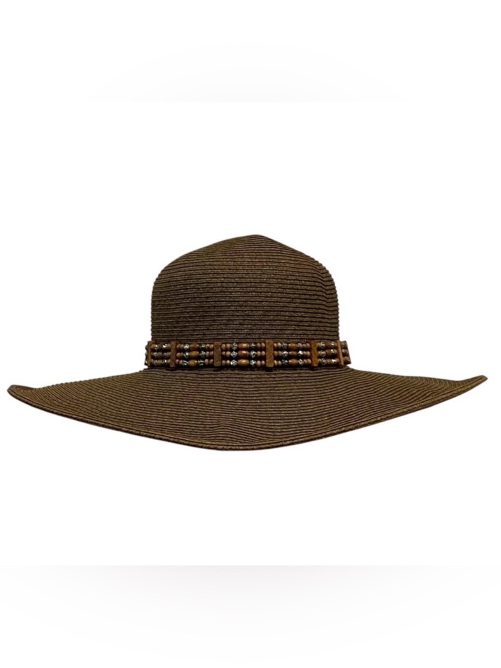 Sand & Sun Brown Floppy Summer Hat - Like New